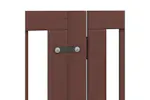 Vidaxl Dog Gate With Door Foldable 6 Panels Brown 300 Cm Poplar Wood Vidaxl Dog Gate With Door Foldable 6 Panels Brown 300 Cm Poplar Wood