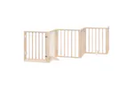 Vidaxl Dog Gate With Door Foldable 6 Panels 300 Cm Poplar Wood Vidaxl Dog Gate With Door Foldable 6 Panels 300 Cm Poplar Wood