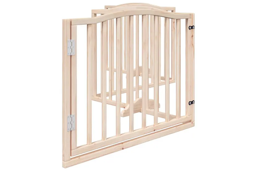 Vidaxl Dog Gate With Door Foldable 4 Panels 320 Cm Poplar Wood Vidaxl Dog Gate With Door Foldable 4 Panels 320 Cm Poplar Wood