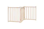 Vidaxl Dog Gate Foldable 3 Panels 150 Cm Solid Wood Fir Vidaxl Dog Gate Foldable 3 Panels 150 Cm Solid Wood Fir