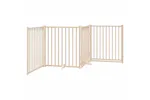 Vidaxl Dog Gate With Door Foldable 4 Panels 320 Cm Solid Wood Fir Vidaxl Dog Gate With Door Foldable 4 Panels 320 Cm Solid Wood Fir