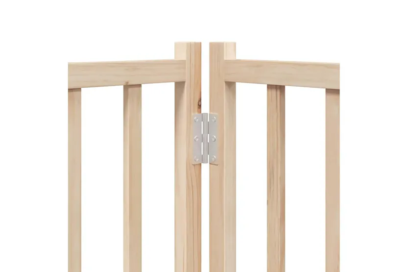 Vidaxl Dog Gate With Door Foldable 4 Panels 320 Cm Solid Wood Fir Vidaxl Dog Gate With Door Foldable 4 Panels 320 Cm Solid Wood Fir