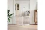 Vidaxl Dog Gate Foldable 2 Panels White 160 Cm Solid Wood Fir Vidaxl Dog Gate Foldable 2 Panels White 160 Cm Solid Wood Fir
