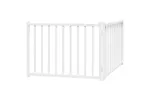Vidaxl Dog Gate Foldable 2 Panels White 160 Cm Solid Wood Fir Vidaxl Dog Gate Foldable 2 Panels White 160 Cm Solid Wood Fir
