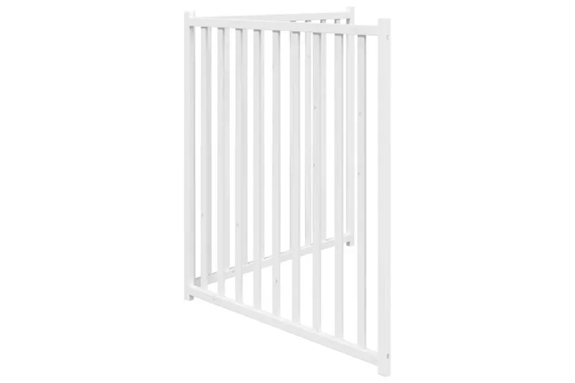 Vidaxl Dog Gate Foldable 2 Panels White 160 Cm Solid Wood Fir Vidaxl Dog Gate Foldable 2 Panels White 160 Cm Solid Wood Fir