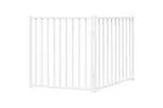 Vidaxl Dog Gate Foldable 2 Panels White 160 Cm Solid Wood Fir Vidaxl Dog Gate Foldable 2 Panels White 160 Cm Solid Wood Fir
