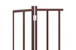 Vidaxl Dog Gate Foldable 2 Panels Brown Oak 160 Cm Solid Wood Fir Vidaxl Dog Gate Foldable 2 Panels Brown Oak 160 Cm Solid Wood Fir