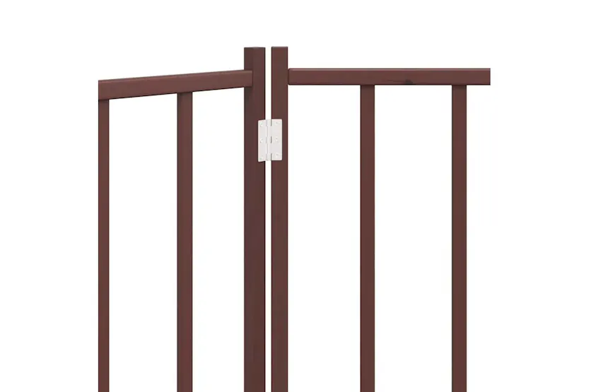 Vidaxl Dog Gate Foldable 2 Panels Brown Oak 160 Cm Solid Wood Fir Vidaxl Dog Gate Foldable 2 Panels Brown Oak 160 Cm Solid Wood Fir