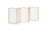 Vidaxl Dog Gate With Door Foldable 15 Panels 750 Cm Poplar Wood Vidaxl Dog Gate With Door Foldable 15 Panels 750 Cm Poplar Wood