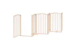 Vidaxl Dog Gate With Door Foldable 15 Panels 750 Cm Poplar Wood Vidaxl Dog Gate With Door Foldable 15 Panels 750 Cm Poplar Wood