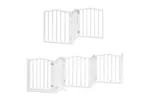 Vidaxl Dog Gate With Door Foldable 12 Panels White 600 Cm Poplar Wood Vidaxl Dog Gate With Door Foldable 12 Panels White 600 Cm Poplar Wood