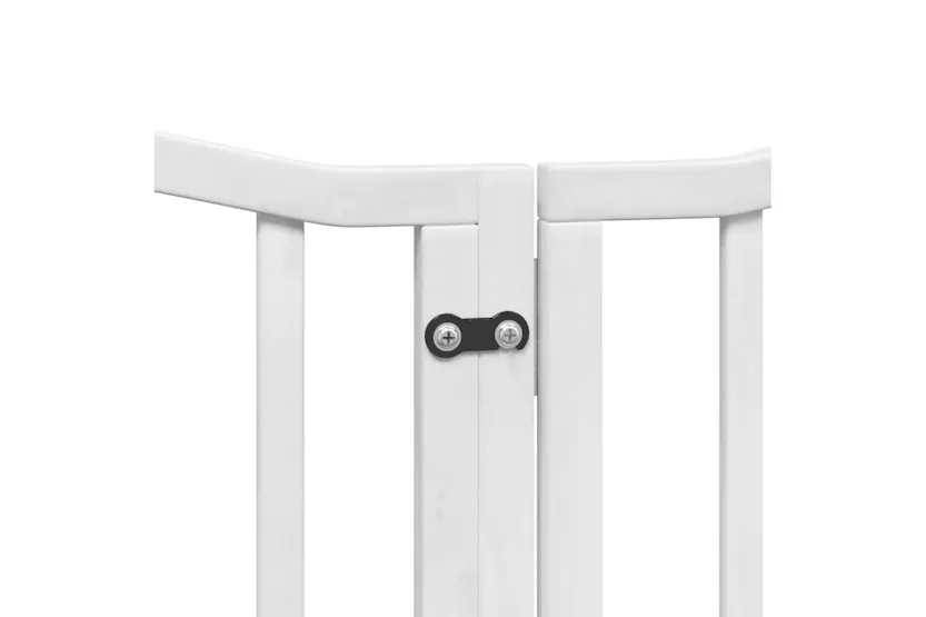 Vidaxl Dog Gate With Door Foldable 12 Panels White 600 Cm Poplar Wood Vidaxl Dog Gate With Door Foldable 12 Panels White 600 Cm Poplar Wood