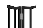 Vidaxl Dog Gate With Door Foldable 15 Panels Black 750 Cm Poplar Wood Vidaxl Dog Gate With Door Foldable 15 Panels Black 750 Cm Poplar Wood