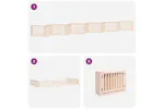 Vidaxl Dog Gate With Door Foldable 12 Panels 960 Cm Poplar Wood Vidaxl Dog Gate With Door Foldable 12 Panels 960 Cm Poplar Wood