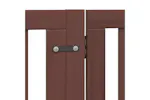 Vidaxl Dog Gate With Door Foldable 12 Panels Brown 960 Cm Poplar Wood Vidaxl Dog Gate With Door Foldable 12 Panels Brown 960 Cm Poplar Wood