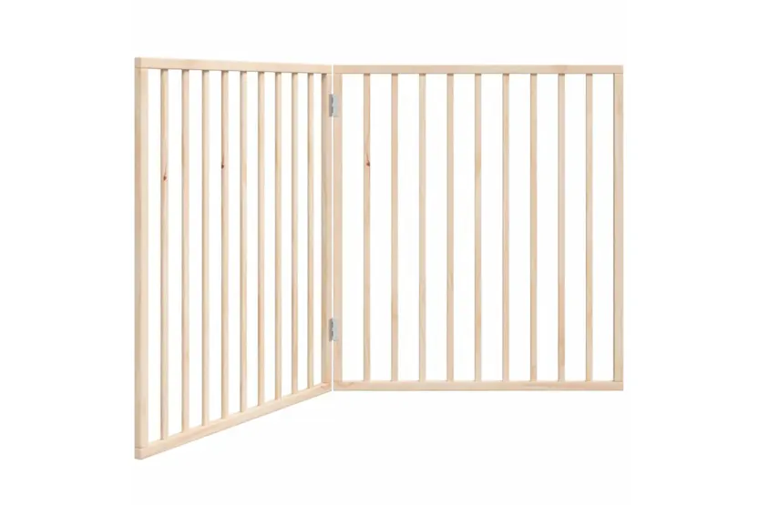 Vidaxl Dog Gate Foldable 2 Panels 160 Cm Poplar Wood Vidaxl Dog Gate Foldable 2 Panels 160 Cm Poplar Wood