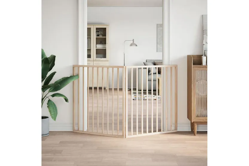 Vidaxl Dog Gate Foldable 2 Panels 160 Cm Poplar Wood Vidaxl Dog Gate Foldable 2 Panels 160 Cm Poplar Wood