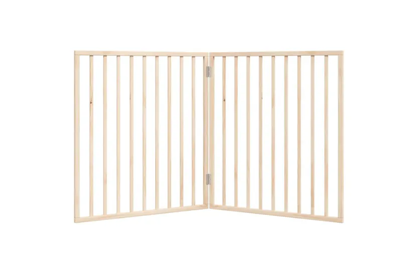 Vidaxl Dog Gate Foldable 2 Panels 160 Cm Poplar Wood Vidaxl Dog Gate Foldable 2 Panels 160 Cm Poplar Wood