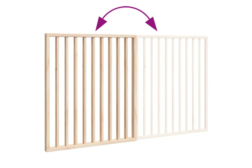 Vidaxl Dog Gate Foldable 2 Panels 160 Cm Poplar Wood Vidaxl Dog Gate Foldable 2 Panels 160 Cm Poplar Wood