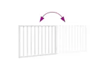 Vidaxl Dog Gate Foldable 2 Panels White 160 Cm Poplar Wood Vidaxl Dog Gate Foldable 2 Panels White 160 Cm Poplar Wood