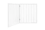 Vidaxl Dog Gate Foldable 2 Panels White 160 Cm Poplar Wood Vidaxl Dog Gate Foldable 2 Panels White 160 Cm Poplar Wood
