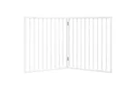 Vidaxl Dog Gate Foldable 2 Panels White 160 Cm Poplar Wood Vidaxl Dog Gate Foldable 2 Panels White 160 Cm Poplar Wood