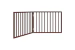 Vidaxl Dog Gate Foldable 2 Panels Brown 160 Cm Poplar Wood Vidaxl Dog Gate Foldable 2 Panels Brown 160 Cm Poplar Wood