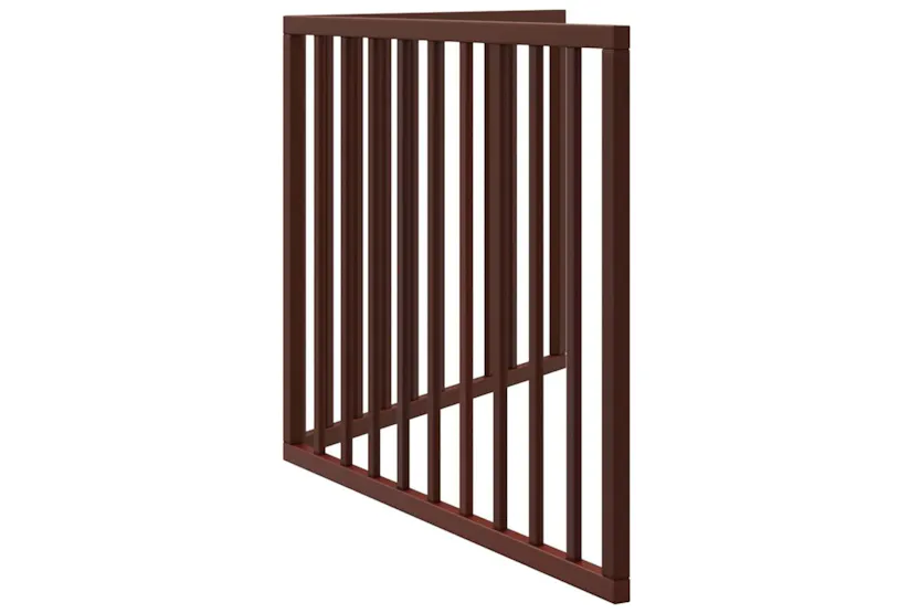 Vidaxl Dog Gate Foldable 2 Panels Brown 160 Cm Poplar Wood Vidaxl Dog Gate Foldable 2 Panels Brown 160 Cm Poplar Wood