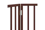 Vidaxl Dog Gate Foldable 2 Panels Brown 160 Cm Poplar Wood Vidaxl Dog Gate Foldable 2 Panels Brown 160 Cm Poplar Wood