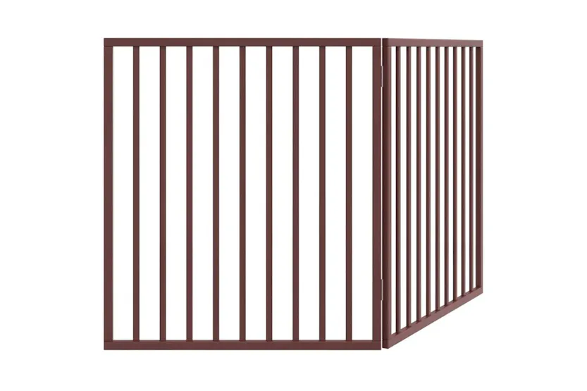 Vidaxl Dog Gate Foldable 2 Panels Brown 160 Cm Poplar Wood Vidaxl Dog Gate Foldable 2 Panels Brown 160 Cm Poplar Wood