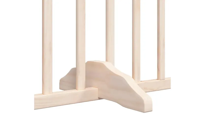 Vidaxl Dog Gate With Door Foldable 6 Panels 480 Cm Poplar Wood Vidaxl Dog Gate With Door Foldable 6 Panels 480 Cm Poplar Wood