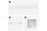 Vidaxl Dog Gate With Door Foldable 15 Panels White 750 Cm Poplar Wood Vidaxl Dog Gate With Door Foldable 15 Panels White 750 Cm Poplar Wood