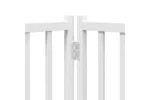 Vidaxl Dog Gate With Door Foldable 15 Panels White 750 Cm Poplar Wood Vidaxl Dog Gate With Door Foldable 15 Panels White 750 Cm Poplar Wood