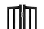 Vidaxl Dog Gate With Door Foldable 15 Panels Black 750 Cm Poplar Wood Vidaxl Dog Gate With Door Foldable 15 Panels Black 750 Cm Poplar Wood