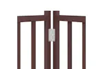 Vidaxl Dog Gate With Door Foldable 10 Panels Brown 800 Cm Poplar Wood Vidaxl Dog Gate With Door Foldable 10 Panels Brown 800 Cm Poplar Wood