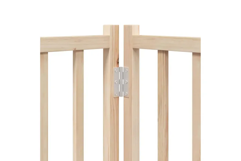 Vidaxl Dog Gate With Door Foldable 12 Panels 960 Cm Poplar Wood Vidaxl Dog Gate With Door Foldable 12 Panels 960 Cm Poplar Wood