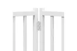 Vidaxl Dog Gate With Door Foldable 12 Panels White 960 Cm Poplar Wood Vidaxl Dog Gate With Door Foldable 12 Panels White 960 Cm Poplar Wood