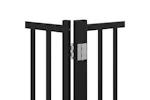 Vidaxl Dog Gate With Door Foldable 10 Panels Black 800 Cm Poplar Wood Vidaxl Dog Gate With Door Foldable 10 Panels Black 800 Cm Poplar Wood