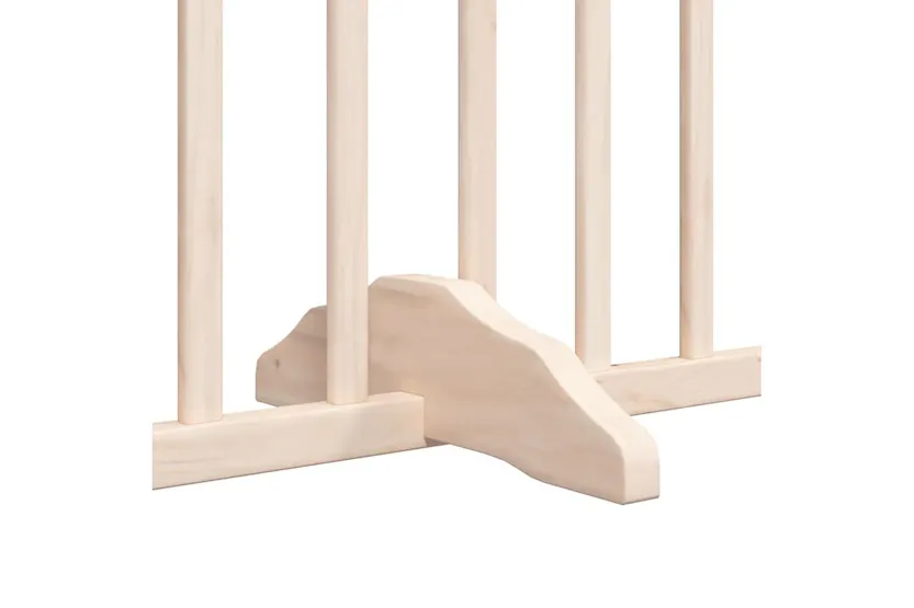 Vidaxl Dog Gate With Door Foldable 8 Panels 640 Cm Poplar Wood Vidaxl Dog Gate With Door Foldable 8 Panels 640 Cm Poplar Wood