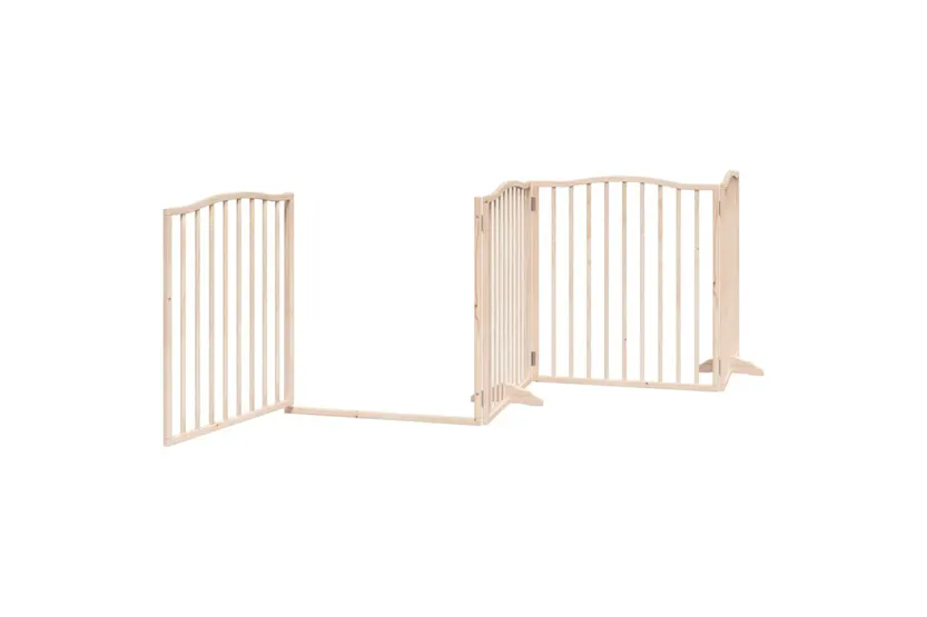 Vidaxl Dog Gate With Door Foldable 12 Panels 960 Cm Poplar Wood Vidaxl Dog Gate With Door Foldable 12 Panels 960 Cm Poplar Wood