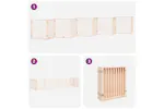 Vidaxl Dog Gate With Door Foldable 10 Panels 800 Cm Poplar Wood Vidaxl Dog Gate With Door Foldable 10 Panels 800 Cm Poplar Wood