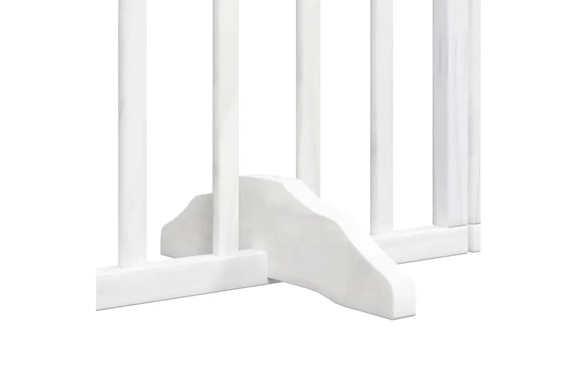 Vidaxl Dog Gate With Door Foldable 6 Panels White 480 Cm Poplar Wood Vidaxl Dog Gate With Door Foldable 6 Panels White 480 Cm Poplar Wood