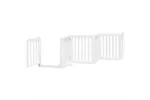 Vidaxl Dog Gate With Door Foldable 15 Panels White 750 Cm Poplar Wood Vidaxl Dog Gate With Door Foldable 15 Panels White 750 Cm Poplar Wood