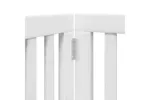Vidaxl Dog Gate With Door Foldable 15 Panels White 750 Cm Poplar Wood Vidaxl Dog Gate With Door Foldable 15 Panels White 750 Cm Poplar Wood