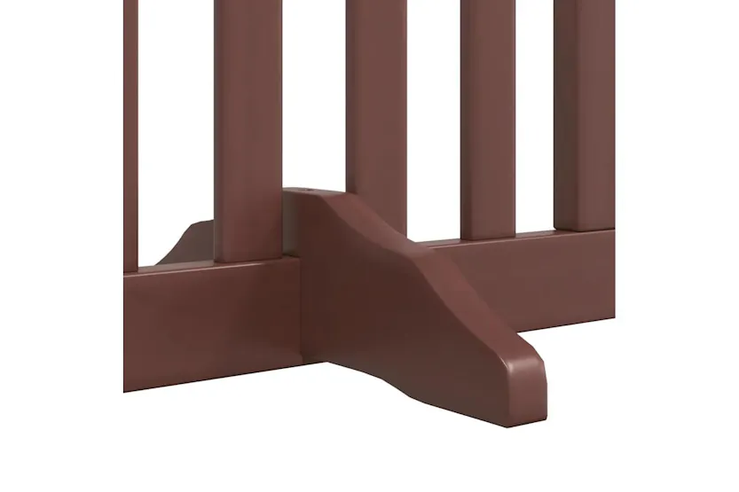 Vidaxl Dog Gate With Door Foldable 6 Panels Brown 480 Cm Poplar Wood Vidaxl Dog Gate With Door Foldable 6 Panels Brown 480 Cm Poplar Wood
