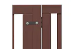 Vidaxl Dog Gate With Door Foldable 6 Panels Brown 480 Cm Poplar Wood Vidaxl Dog Gate With Door Foldable 6 Panels Brown 480 Cm Poplar Wood