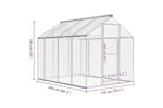 Vidaxl Outdoor Aviary Aluminium 178x242x192 Cm Vidaxl Outdoor Aviary Aluminium 178x242x192 Cm