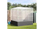 Vidaxl Aviary Silver 211x207x212 Cm Steel Vidaxl Aviary Silver 211x207x212 Cm Steel