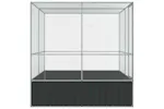 Vidaxl Aviary Silver 211x207x212 Cm Steel Vidaxl Aviary Silver 211x207x212 Cm Steel