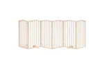 Vidaxl Dog Gate With Door Foldable 6 Panels 300 Cm Poplar Wood Vidaxl Dog Gate With Door Foldable 6 Panels 300 Cm Poplar Wood